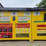 MyGreenPlus reverse vending machine in Selangor accepting used cooking oil and bottles