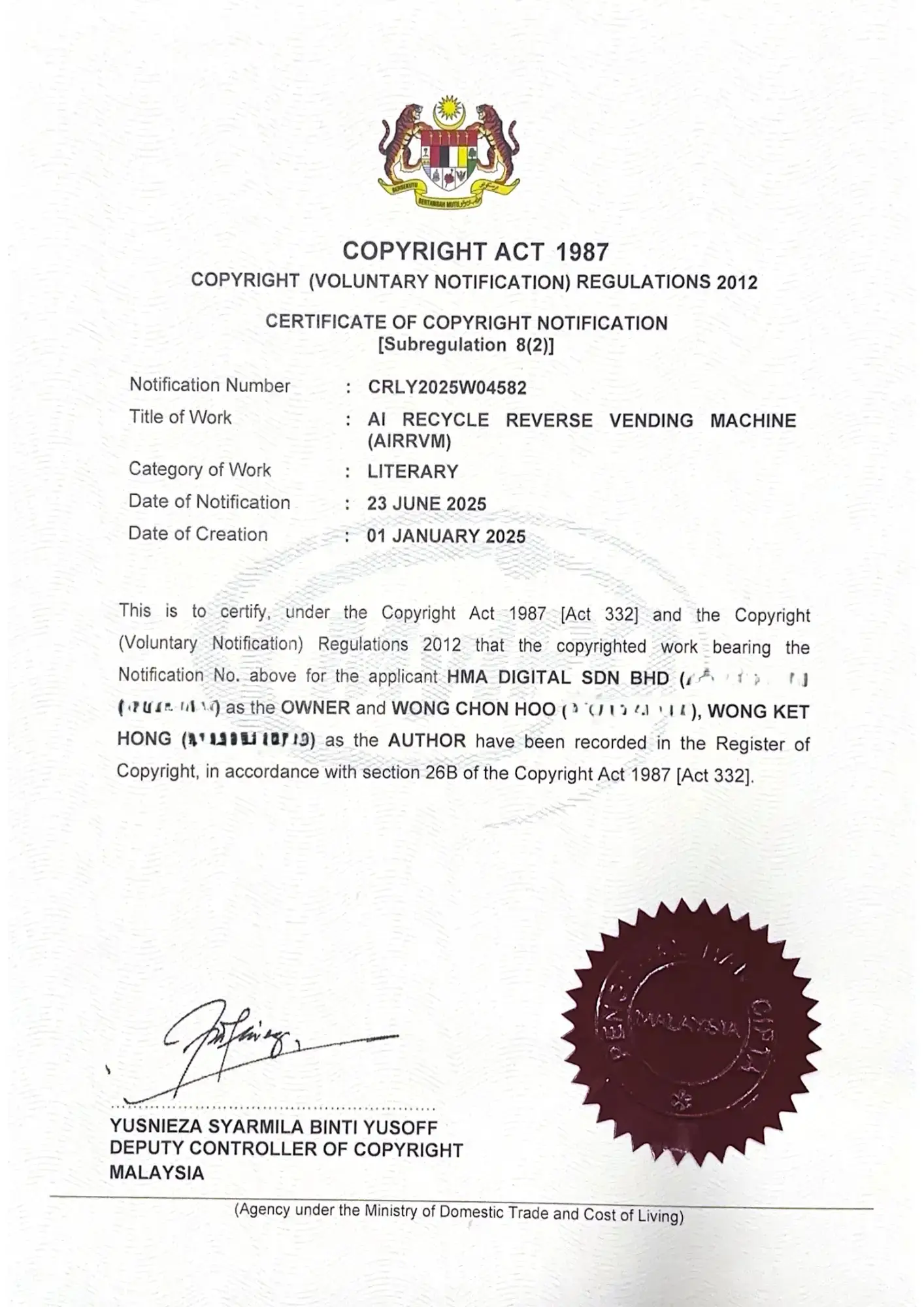 Copyright Act 1